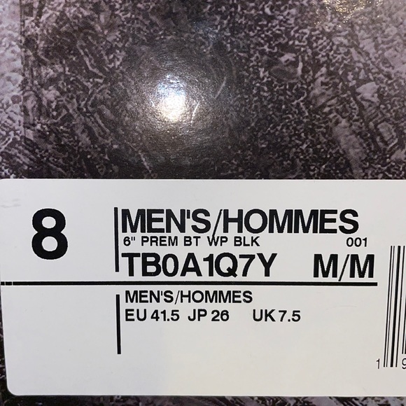 NWOT Limited Edition Hommes 6 inch Premium Black Timberland Boots - Picture 6 of 10